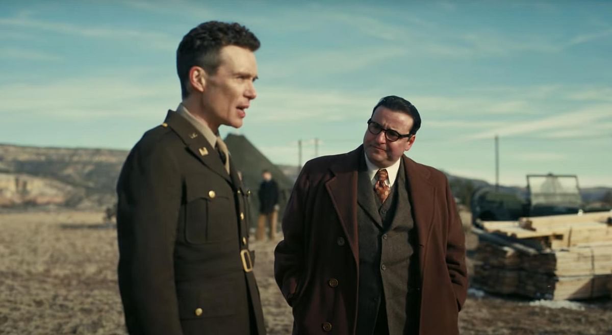 Cillian Murphy stars as Oppenheimer, the Father of the Atomic Bomb.