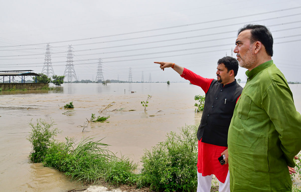 The Yamuna reached its highest-ever water level of 208.48 metres at 8 am on Thursday.
