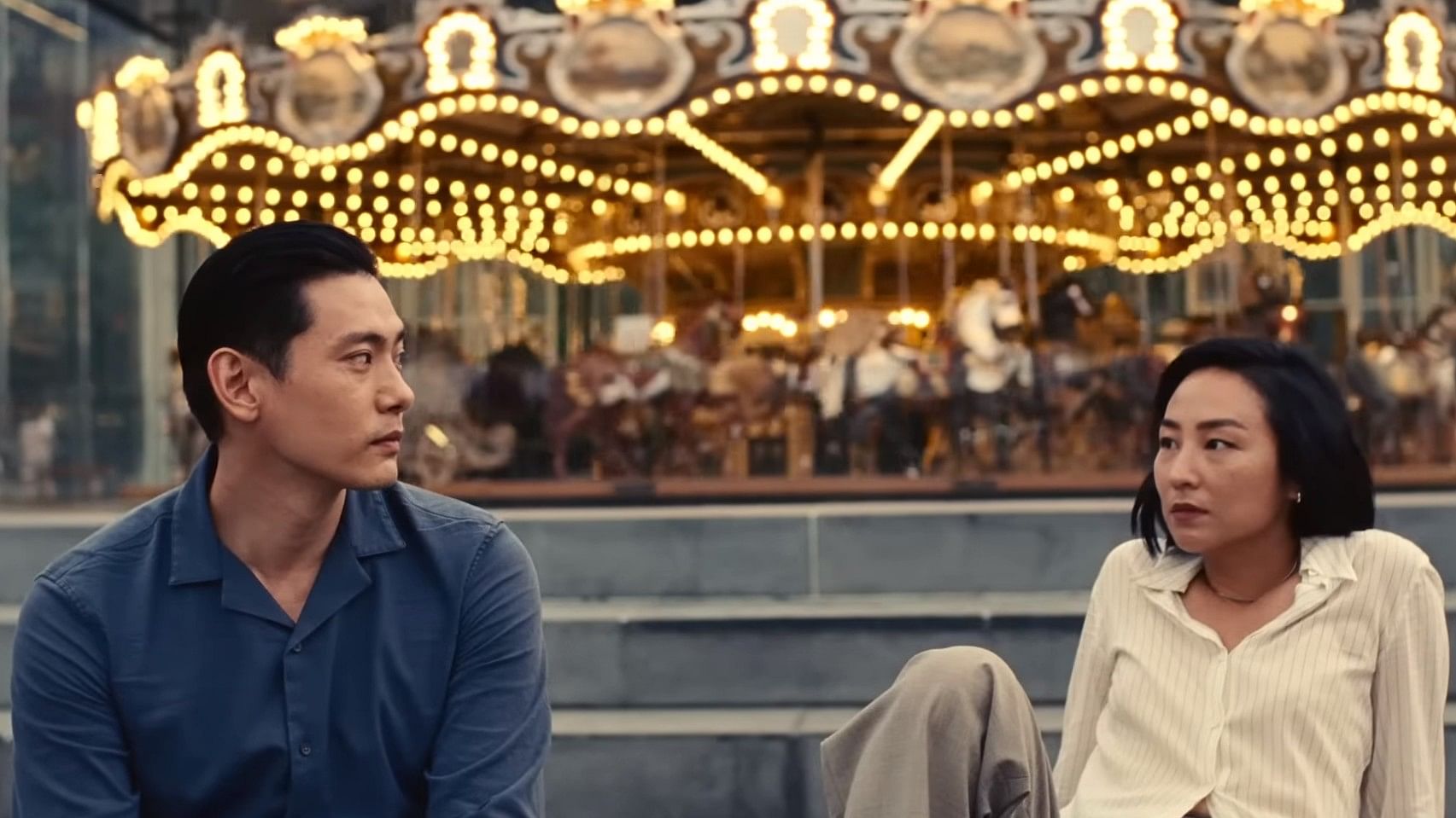 <div class="paragraphs"><p>Teo Yoo and Greta Lee in a still from<em> Past Lives.</em></p></div>