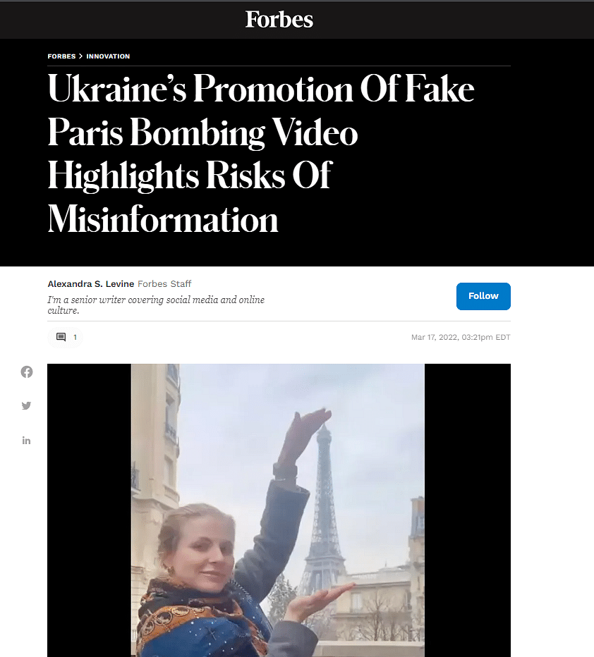 We found that the video was released by Ukraine in a bid to urge other countries to impose a no-fly zone.