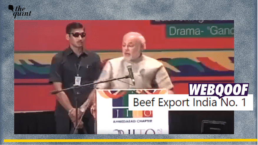<div class="paragraphs"><p>Fact-check:&nbsp;An old video showing PM Narendra Modi blaming the then Congress led UPA government for beef export is going viral as a recent video.</p></div>