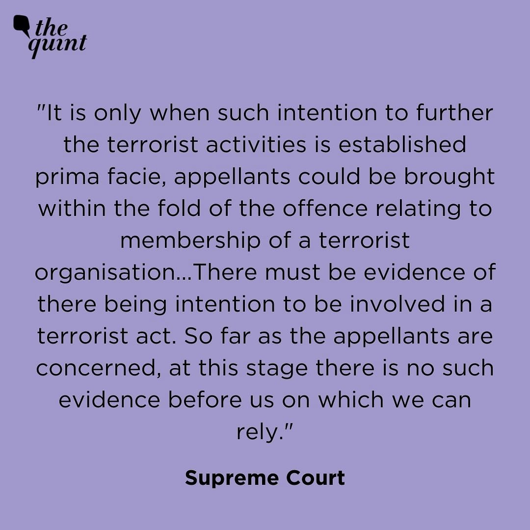 The Supreme Court judgment flatly refuses to accept the prosecution's submissions without its own analysis.