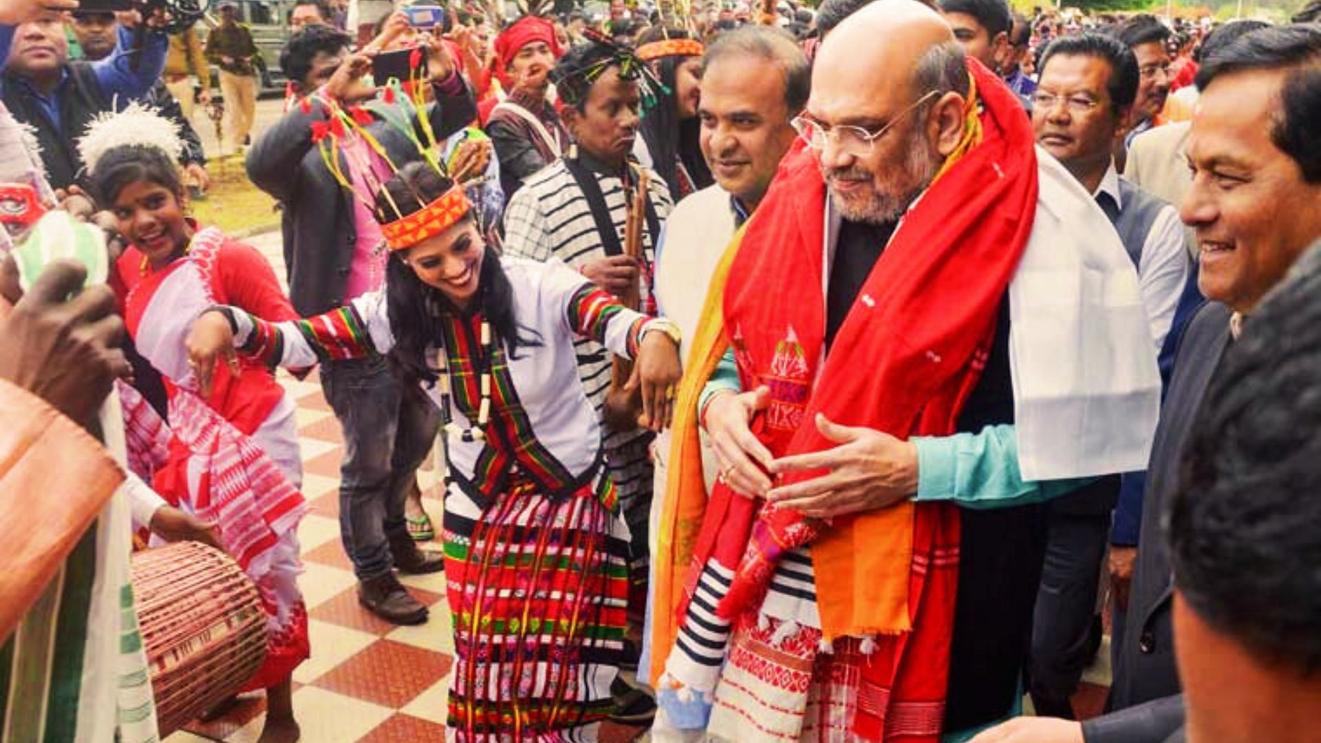 <div class="paragraphs"><p>Image used for representation only.&nbsp;Artists perform as Union Home Minister Amit Shah arrives to attend the 34th Statehood Day of Arunachal Pradesh, in Lakhimpur Kheri district.&nbsp;</p></div>