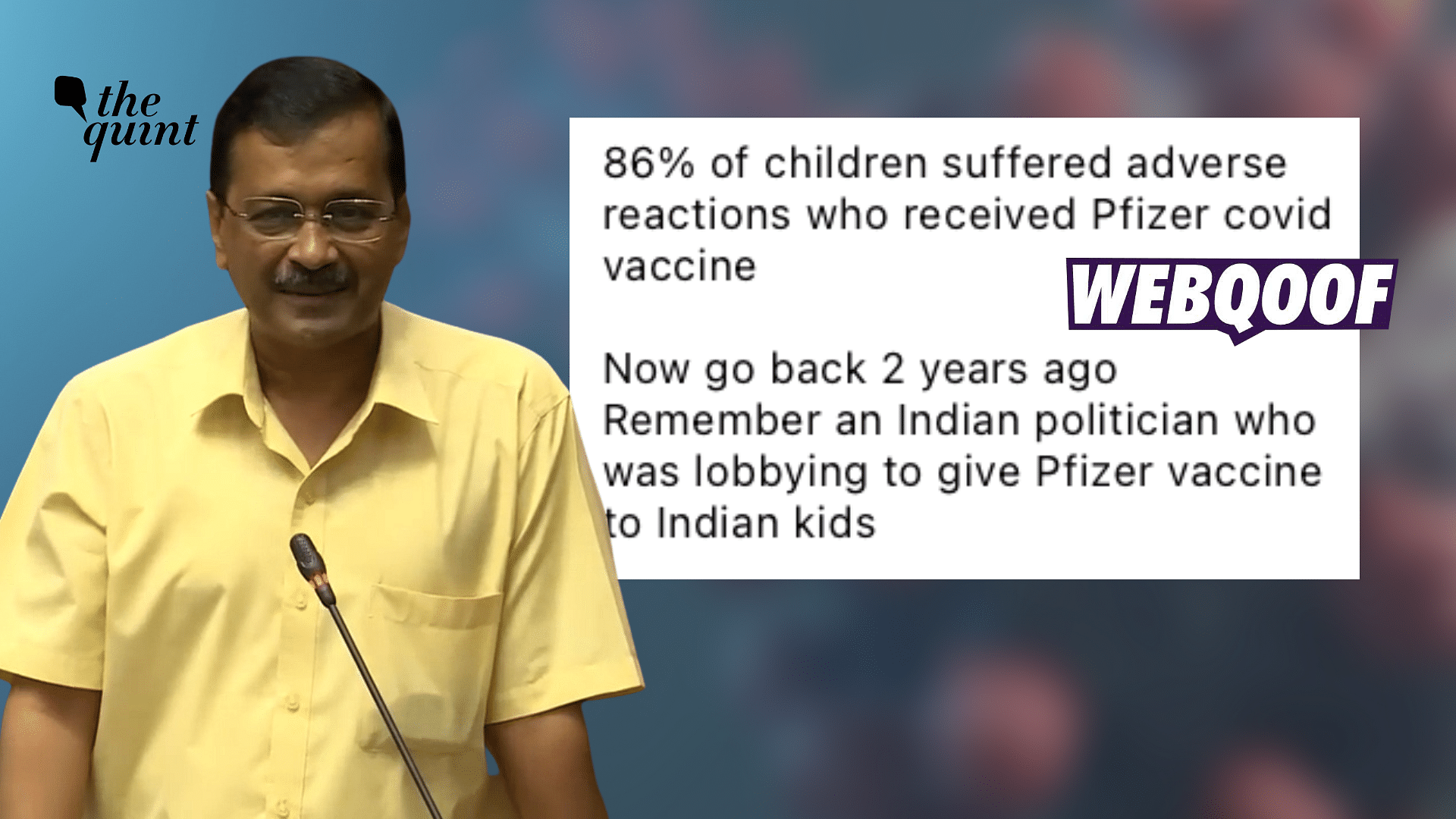 <div class="paragraphs"><p>The figure claiming that 86 percent of children who got the Pfizer-BioNTech vaccine reported adverse reactions is misleading as the actual reported effects were local reactions or pain at the injection site.&nbsp;</p></div>