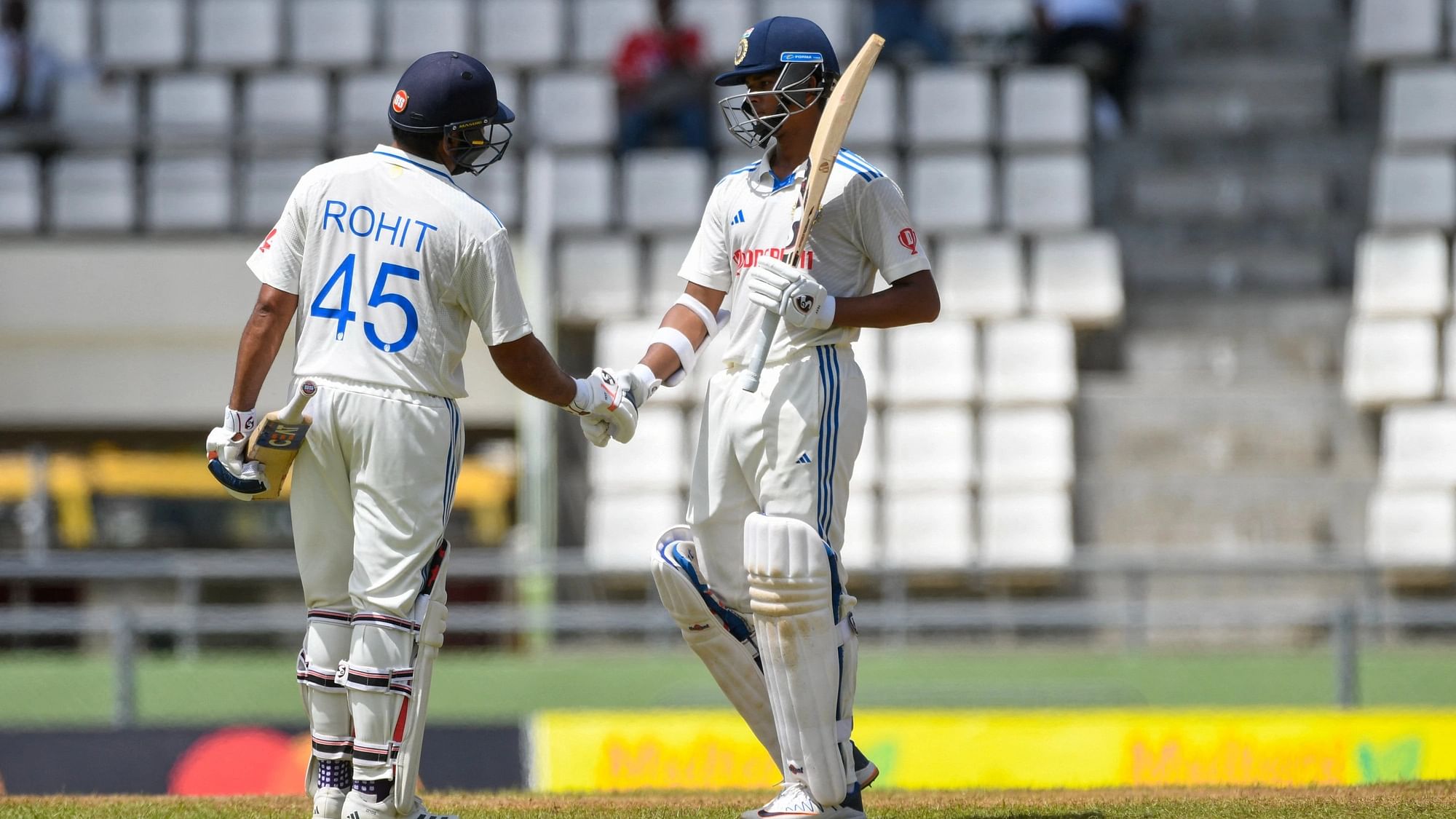 India vs West Indies, 2nd Test Rohit, Jaiswal Score Fifties as India Assert Dominance