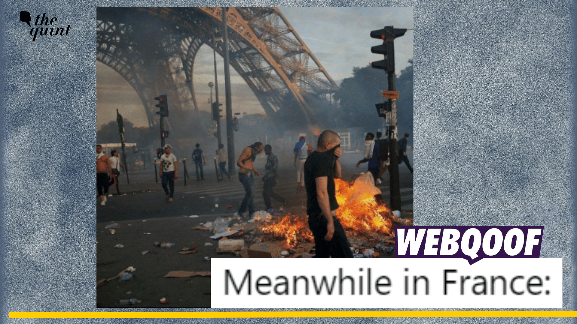 <div class="paragraphs"><p>Fact-check:&nbsp;An old image from 2016 showing clashes in Paris is going viral as a recent one.</p></div>