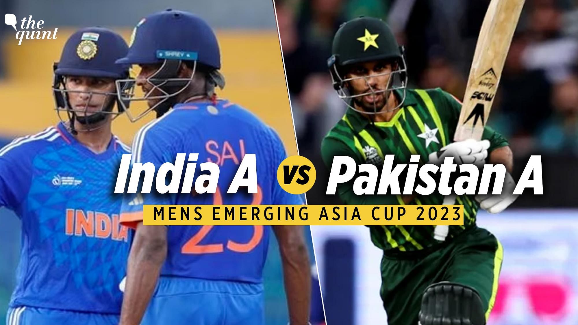 <div class="paragraphs"><p>India A vs Pakistan A Men's Emerging Asia Cup 2023 Live streaming and Telecast.</p></div>