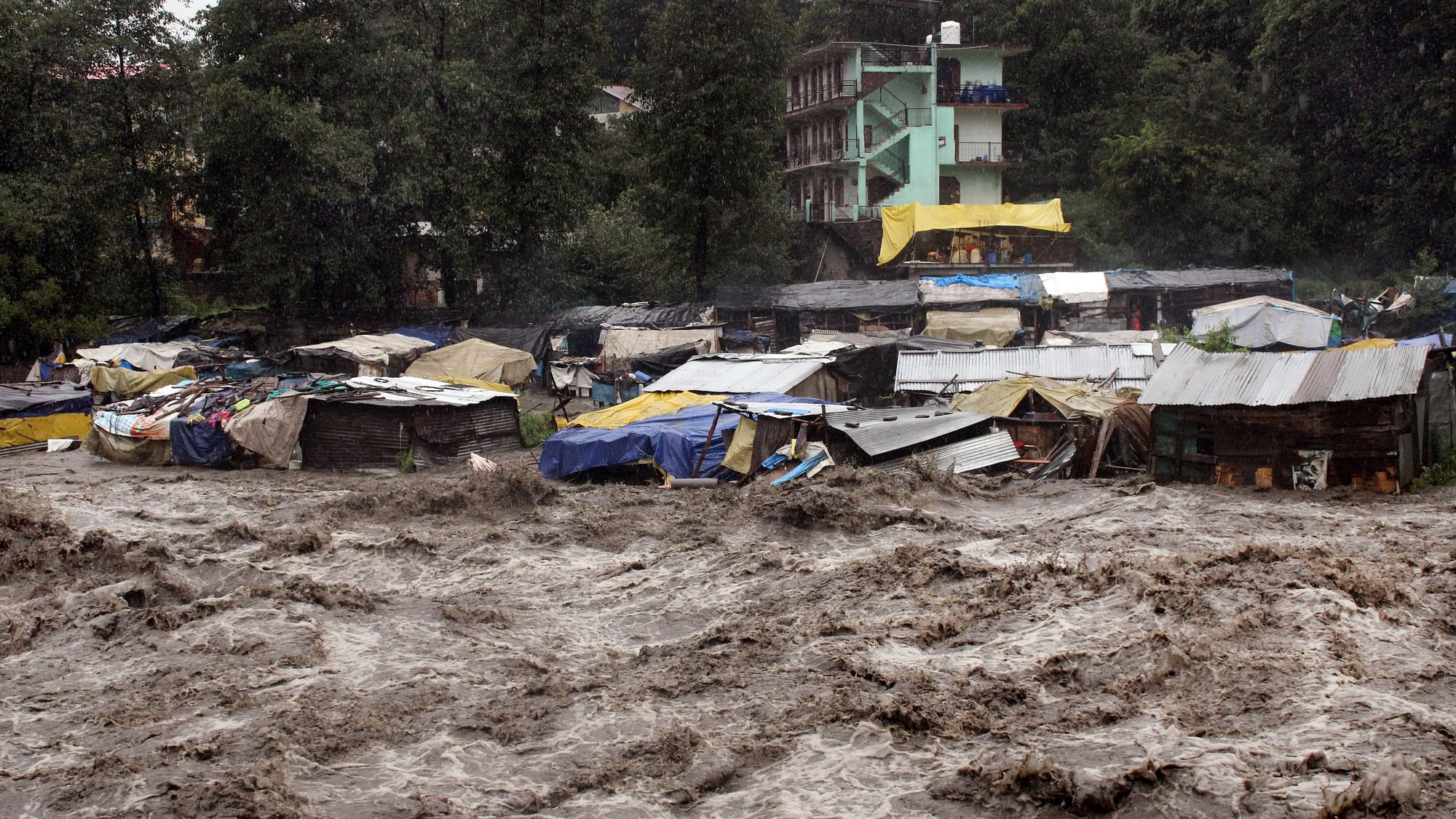 <div class="paragraphs"><p>Swollen Beas River as monsoon rain continues in Kullu on Sunday, 9 July. </p></div>