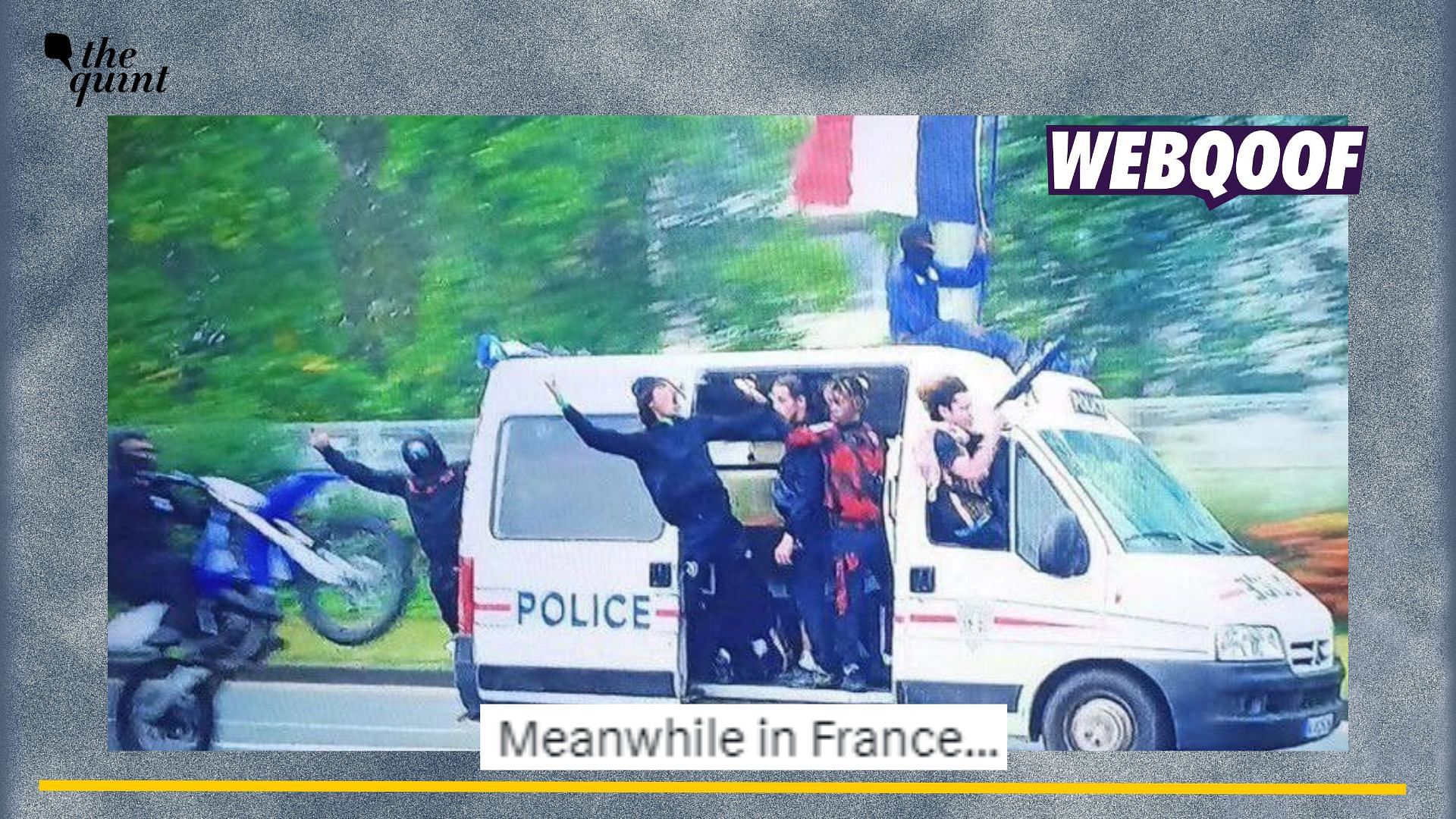 <div class="paragraphs"><p>Fact-Check | The picture is from a French movie and does not show a real incident.</p></div>