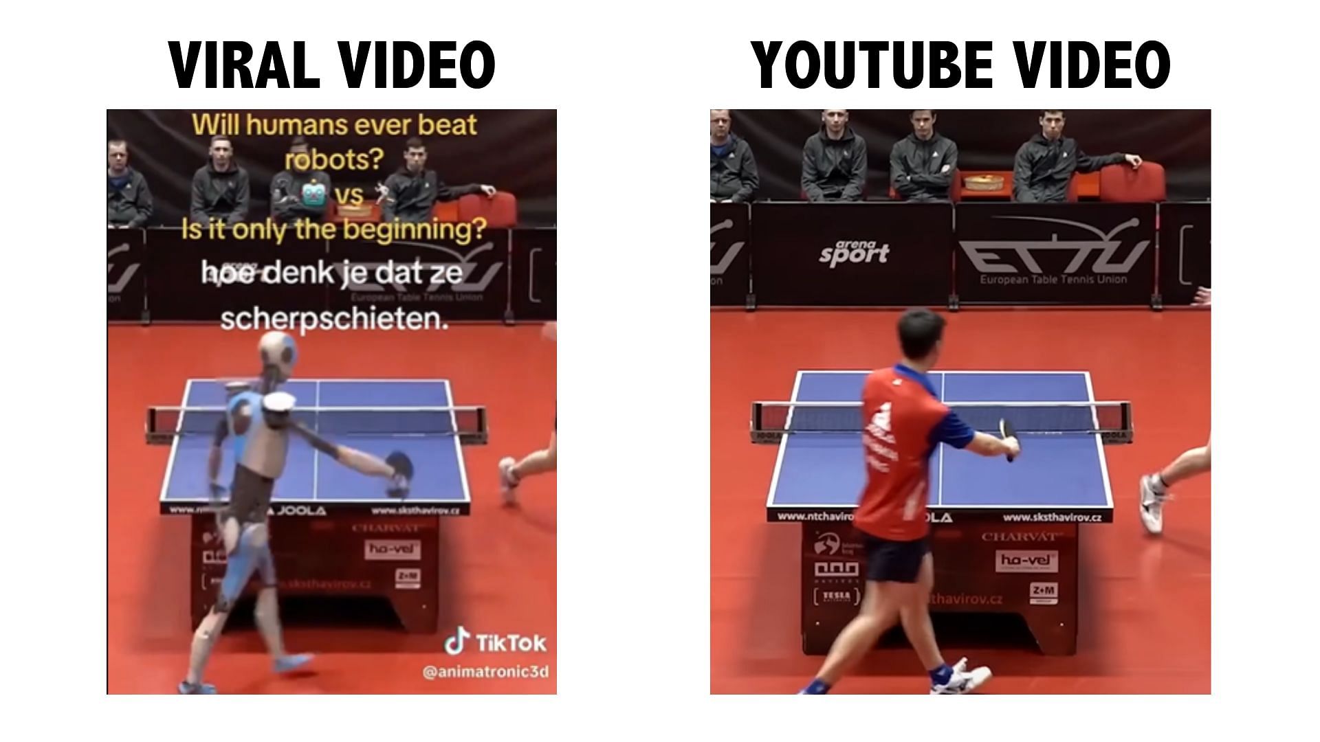 Fact-Check This Video Showing Robot Playing a Table Tennis Match With Human Is Altered