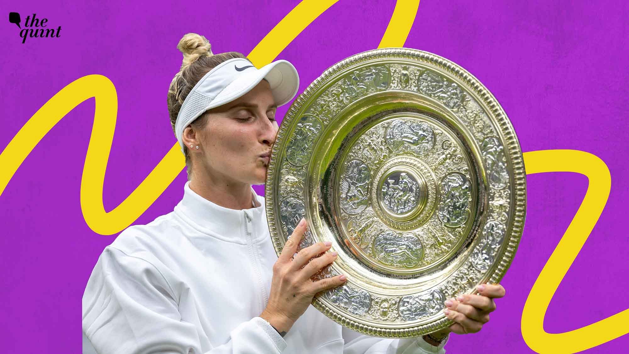 Markéta Vondroušová beats Ons Jabeur to make Wimbledon history