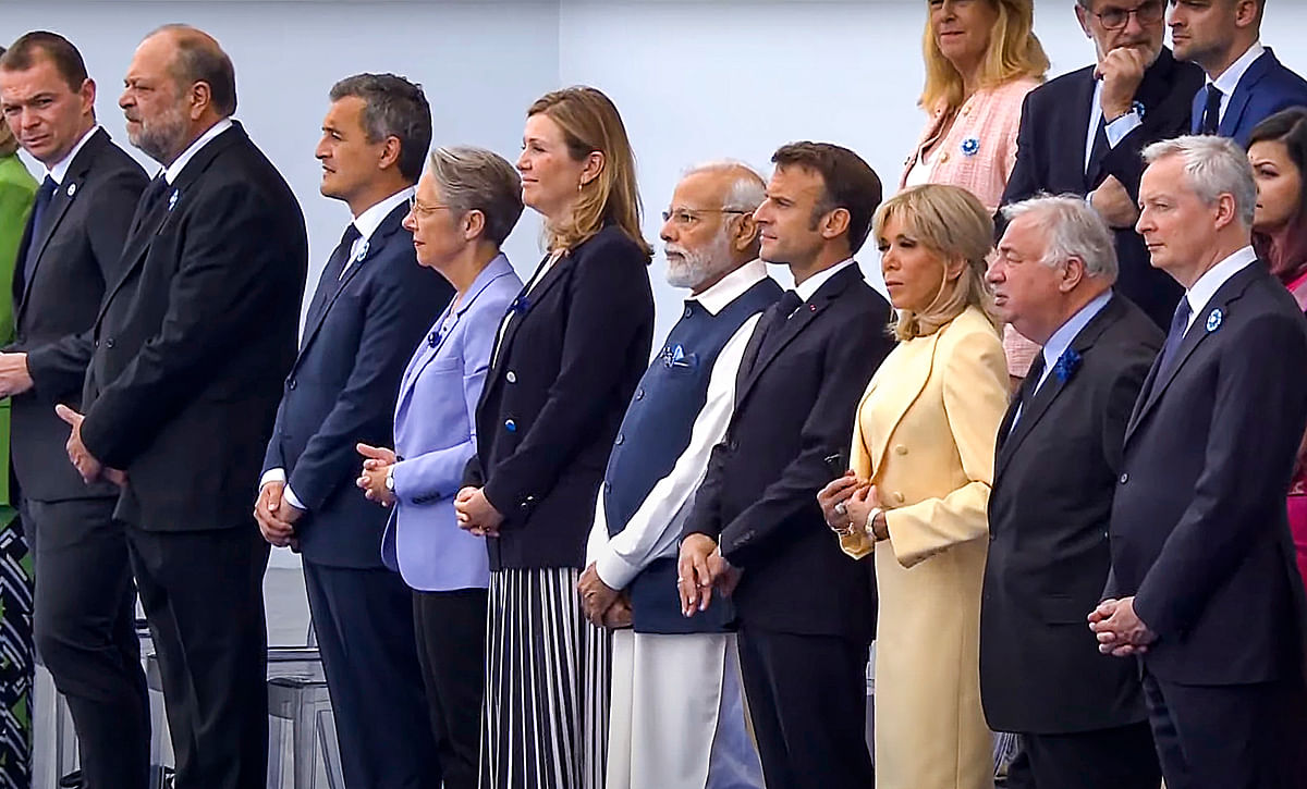 Photos: PM Modi Attends Bastille Day Parade Featuring Indian Army, Rafale Jets