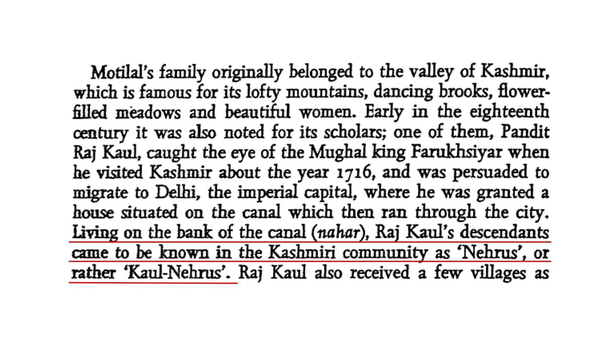 Historical evidence suggests that former PM Jawaharlal Nehru came from a family of Kashmiri Pandits.