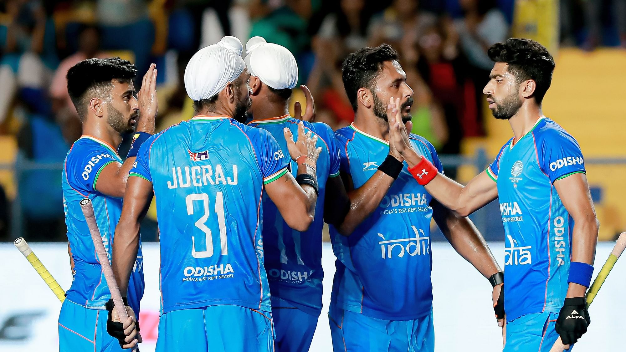 <div class="paragraphs"><p>The Indian men's hockey team is placed in Pool A along with  Japan, Pakistan, Bangladesh, Singapore, and Uzbekistan.</p></div>