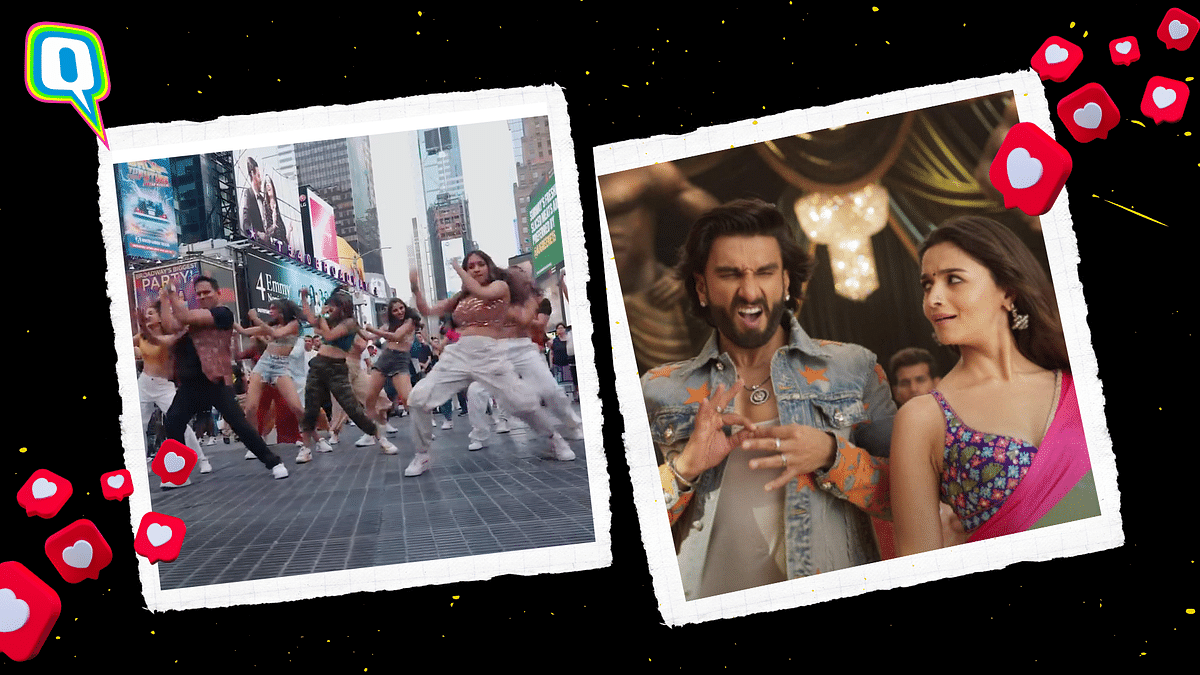 Viral: Flash Mob Performs Rocky-Rani's Hit Song 'What Jhumka?' At Times Square