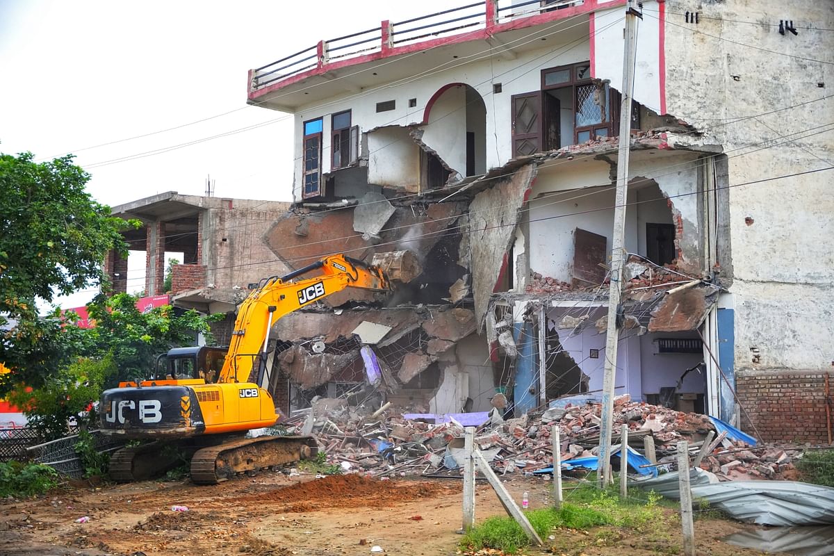 Many properties owned by Muslims were demolished in Haryana's Nuh, allegedly in connection with the recent violence.