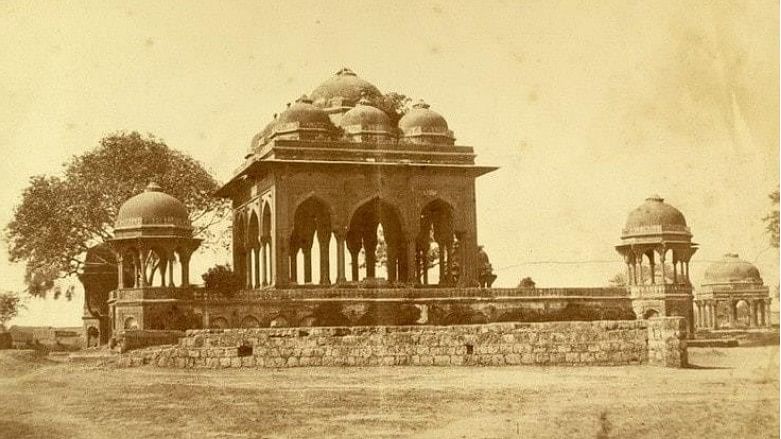 <div class="paragraphs"><p>Photograph entitled, "No. 9. Mosque at Meerut said to be the principal resort of the mutineers," taken in 1858 by Major Robert Christopher Tytler and his wife, Harriet, in the aftermath of the Uprising of 1857. The picture is of a mosque in Meerut where the uprising began. </p></div>