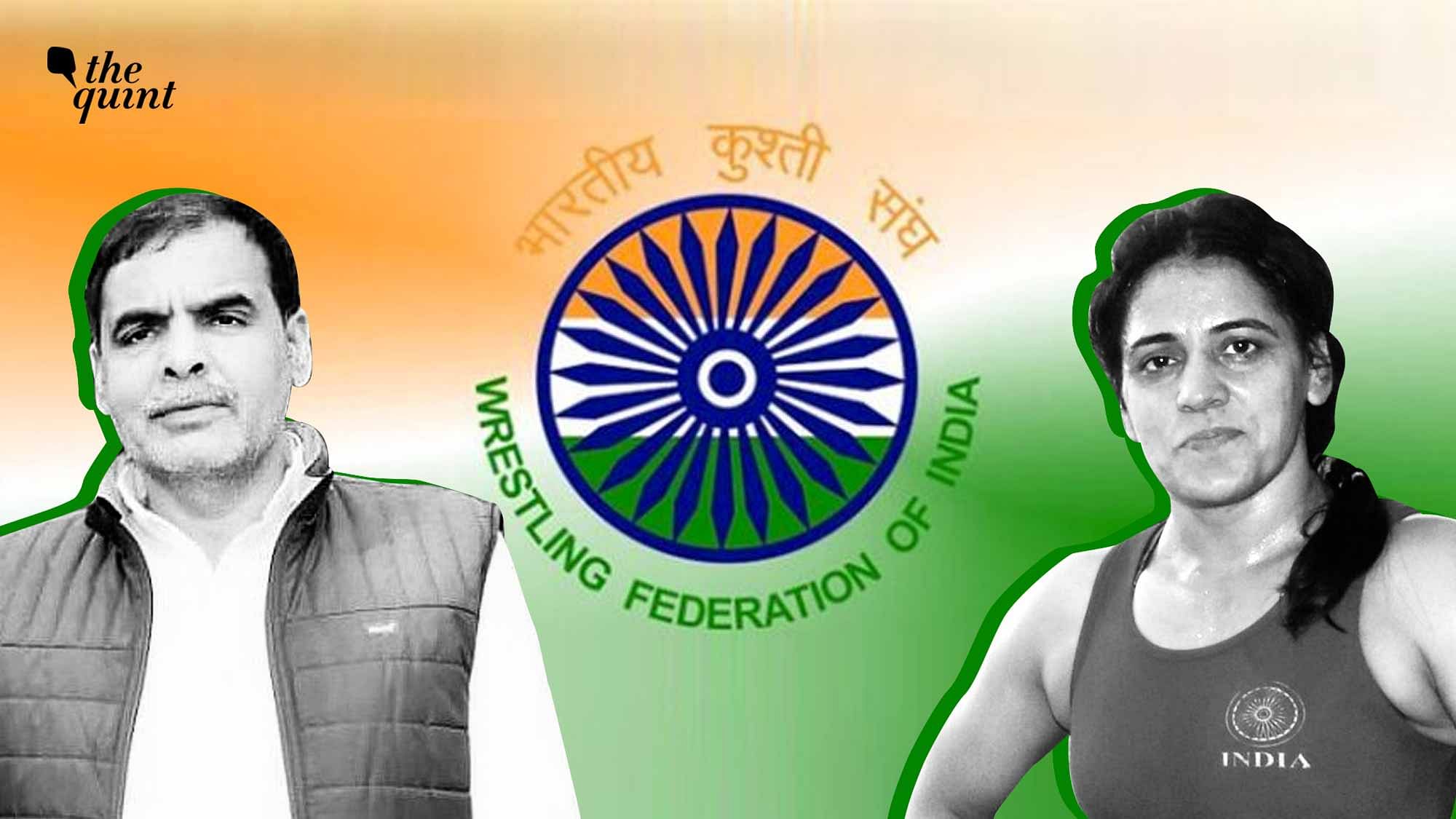 <div class="paragraphs"><p>Brij Bhushan's close aide Sanjay Singh and former wrestler Anita Sheoran are the two candidates for the WFI President's post.</p></div>