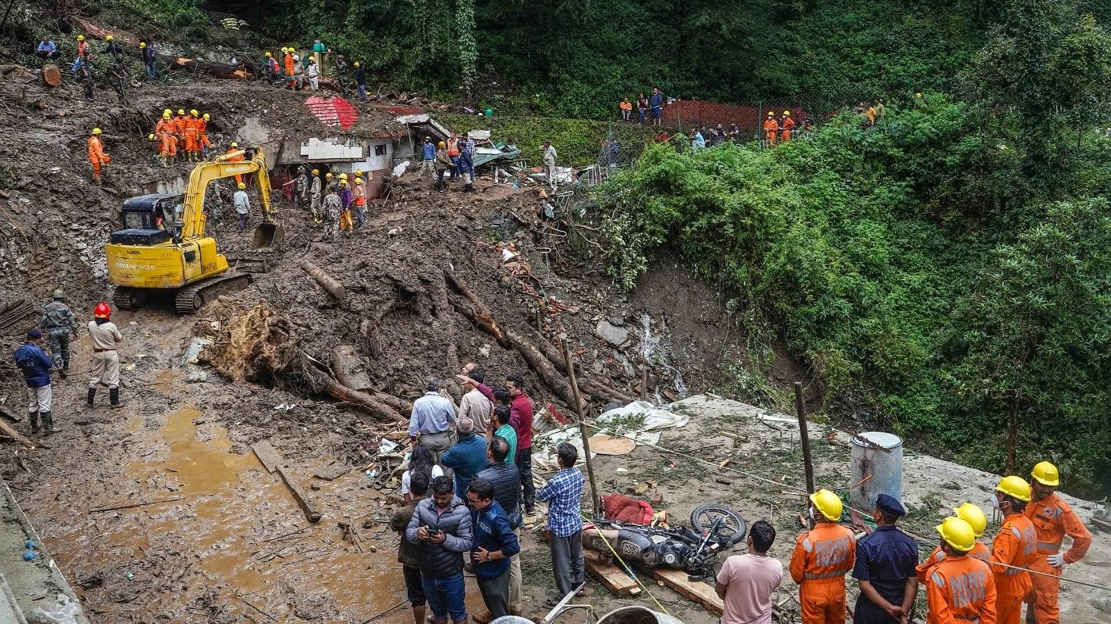 <div class="paragraphs"><p>Himachal Pradesh's tourist town saw another landslide triggered by heavy rainfall in the region. </p></div>