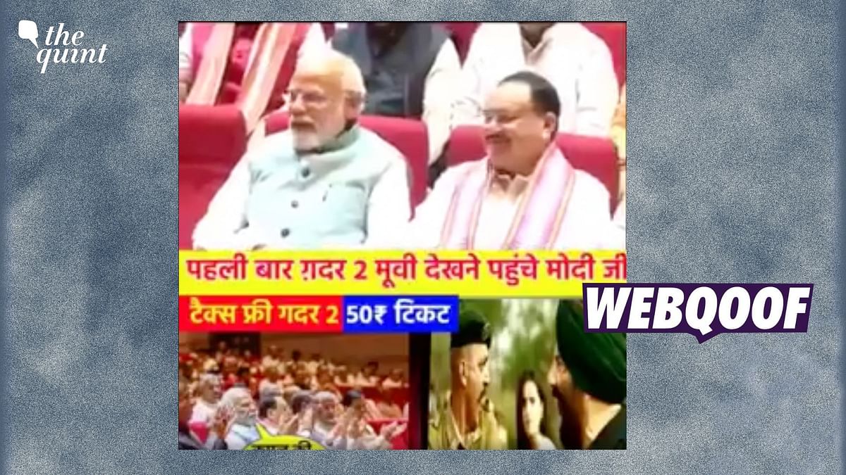 Fact-Check: Unrelated Video Shared as PM Modi, BJP Leaders Watching Gadar 2