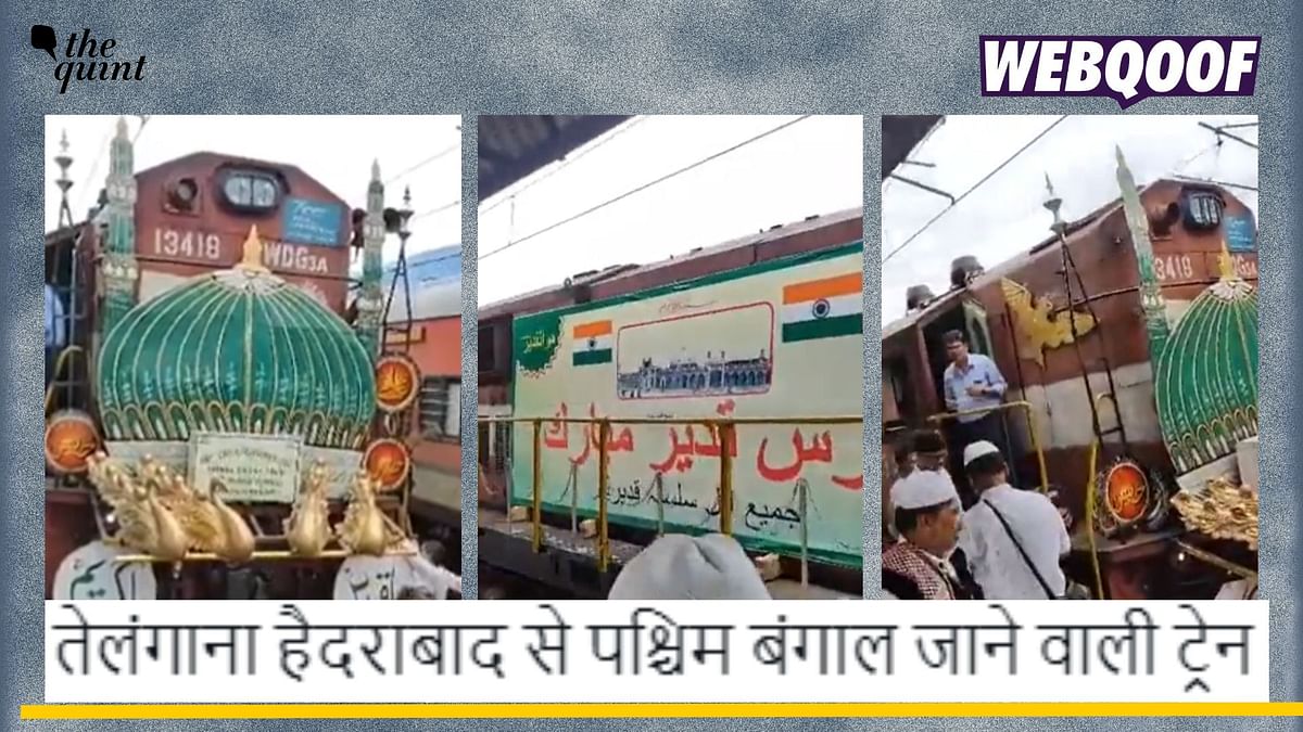 Video Of Pilgrimage Train From Hyderabad to Karnataka Shared With Communal Twist