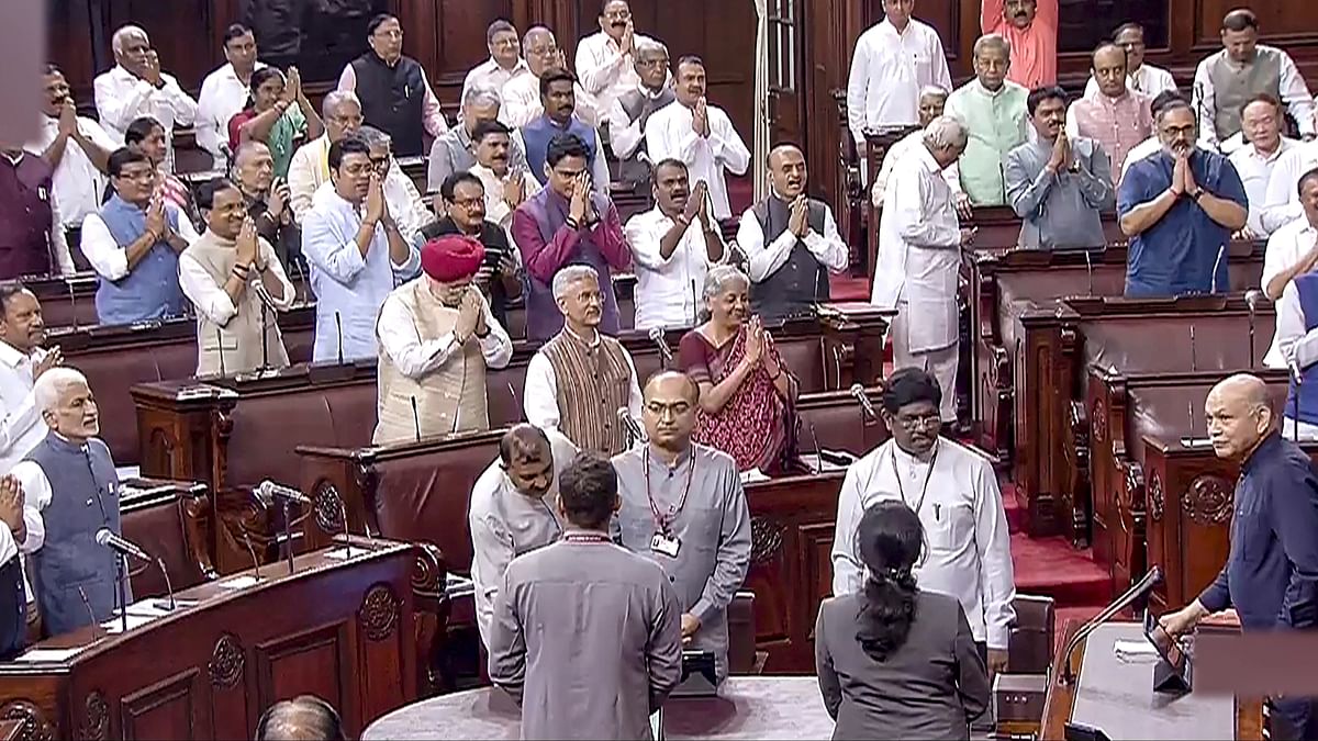 In Photos: Delhi Services Bill Introduced, Dhankhar Urges Oppn To End Protests