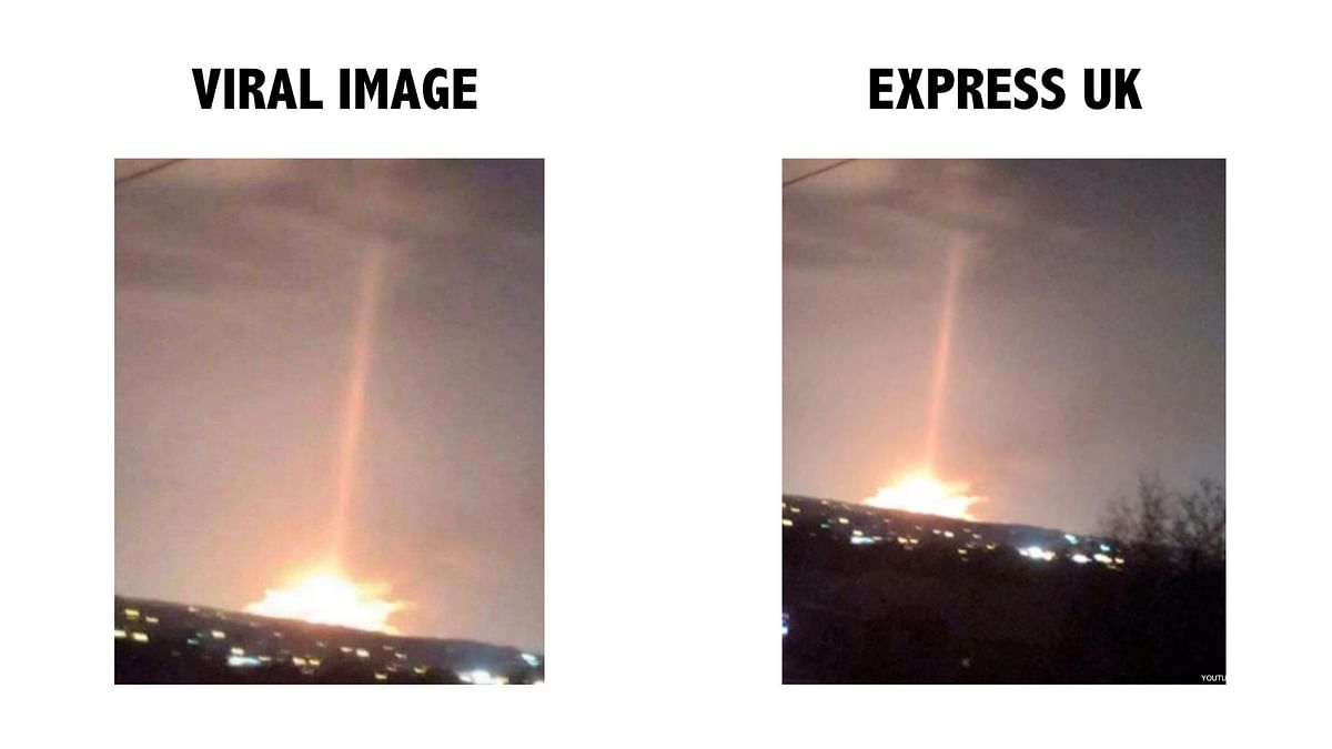 Both images are from 2018; one from the Falcon 9 Space X launch, and second of a fallen meteor from Michigan