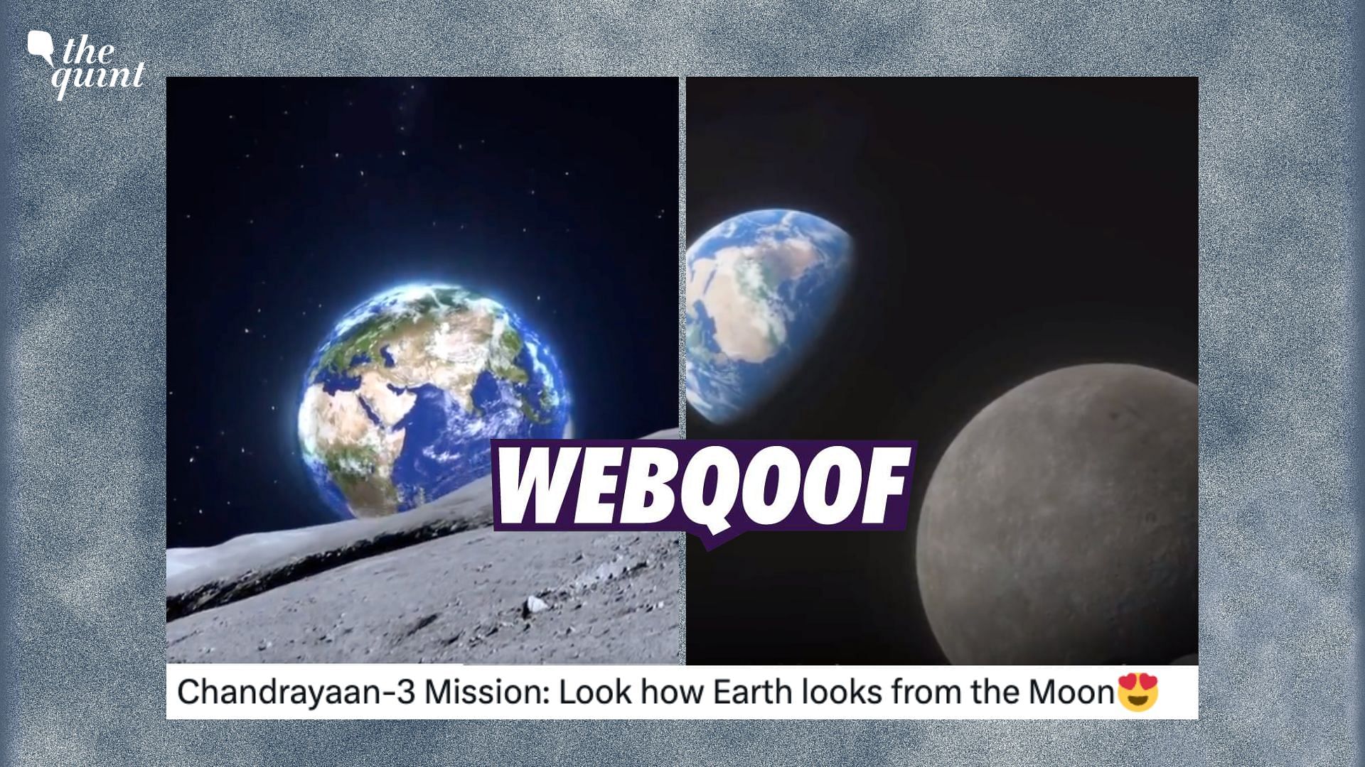 <div class="paragraphs"><p>The tweet was posted on 20 August claiming to be visuals of the Chandrayaan - 3.</p></div>