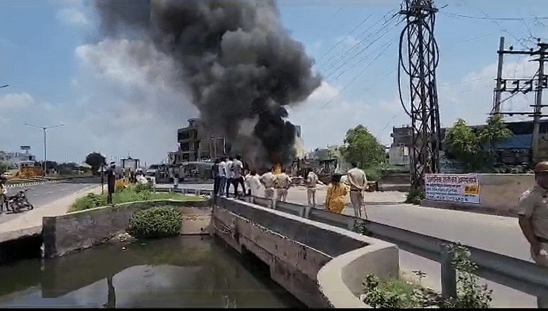 Fresh Violence in Haryana: Mob Vandalises, Torches Shops in Badshahpur & Palwal