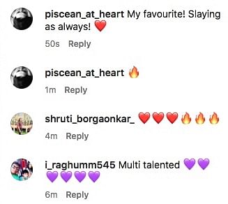 Reacting to the singer's viral dance cover, an Instagram user commented, "My favourite! Slaying as always!"