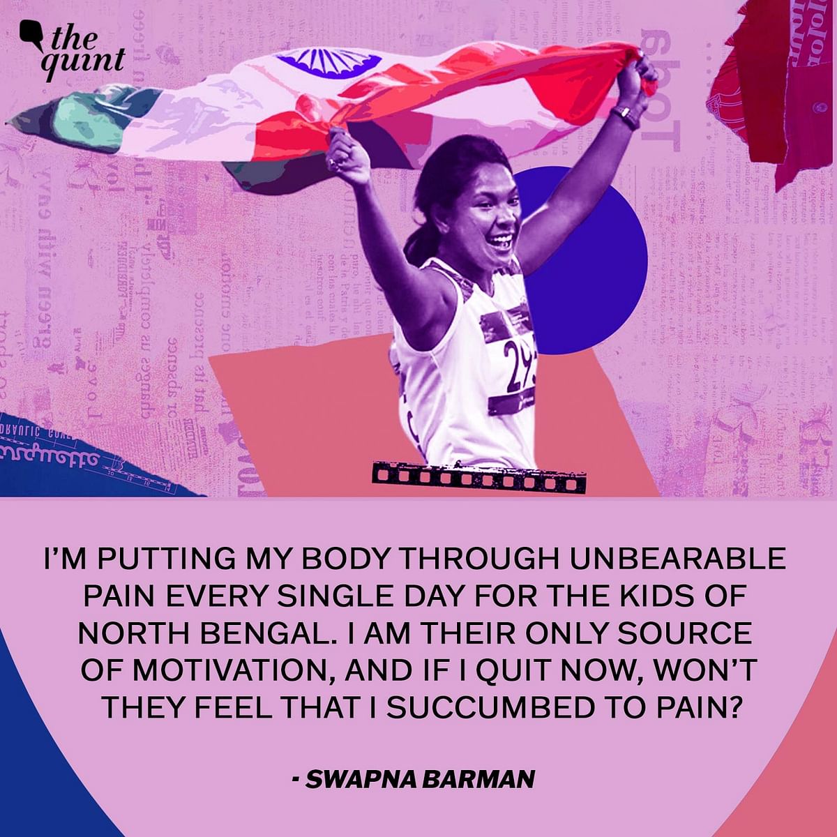 "Hangzhou Asian Games will be my last international competition. I'll compete accordingly," says Swapna Barman.