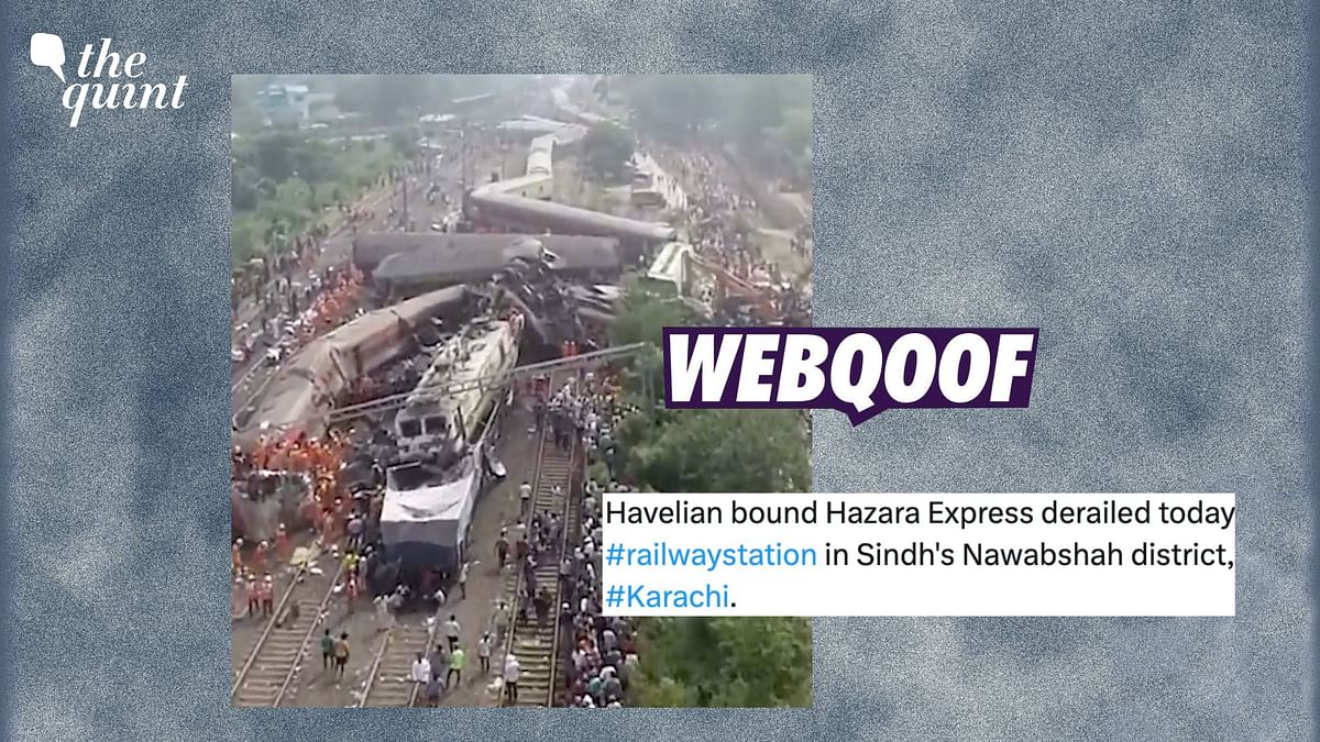 Odisha Train Collision Video Shared as Recent Accident in Pakistan