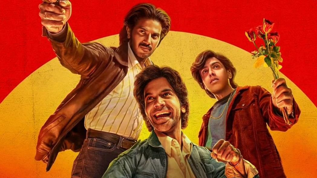 <div class="paragraphs"><p>Dulquer Salmaan, Rajkummar Rao, and Adarsh Gourav in the poster for<em> Guns &amp; Gulaabs.&nbsp;</em></p></div>