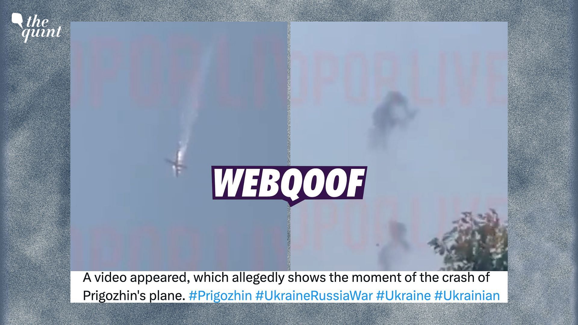 <div class="paragraphs"><p>The video is from June 2021 when the Wagner Group reportedly attacked Russian aircrafts.&nbsp;</p></div>
