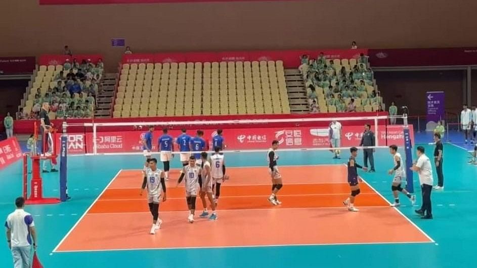 <div class="paragraphs"><p>Indian Volleyball Team at the 19th Asian Games</p></div>