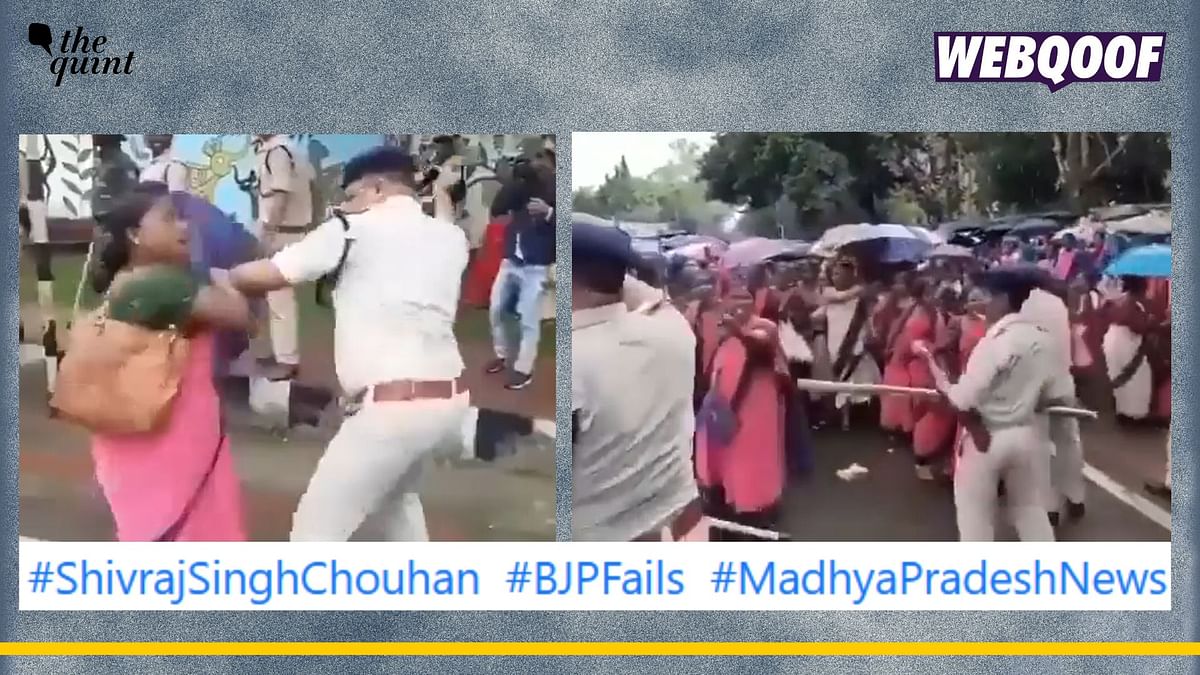 Old Video of Police Beating Women Protestors in Ranchi Shared as Madhya Pradesh