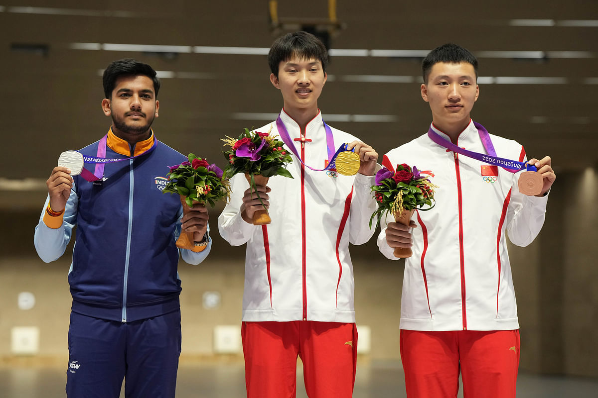 India won a total of five medals in shooting on Day 6 of the 2023 Asian Games.