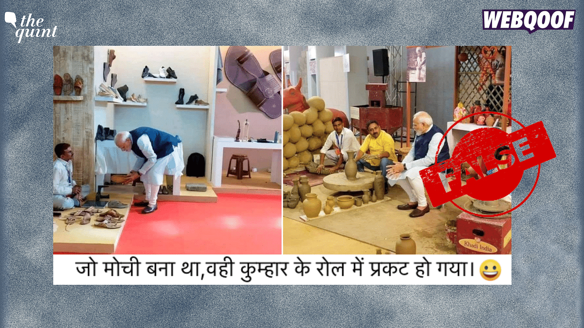 Was the Same Person 'Posing' as Two Different Artisans While Meeting PM Modi?