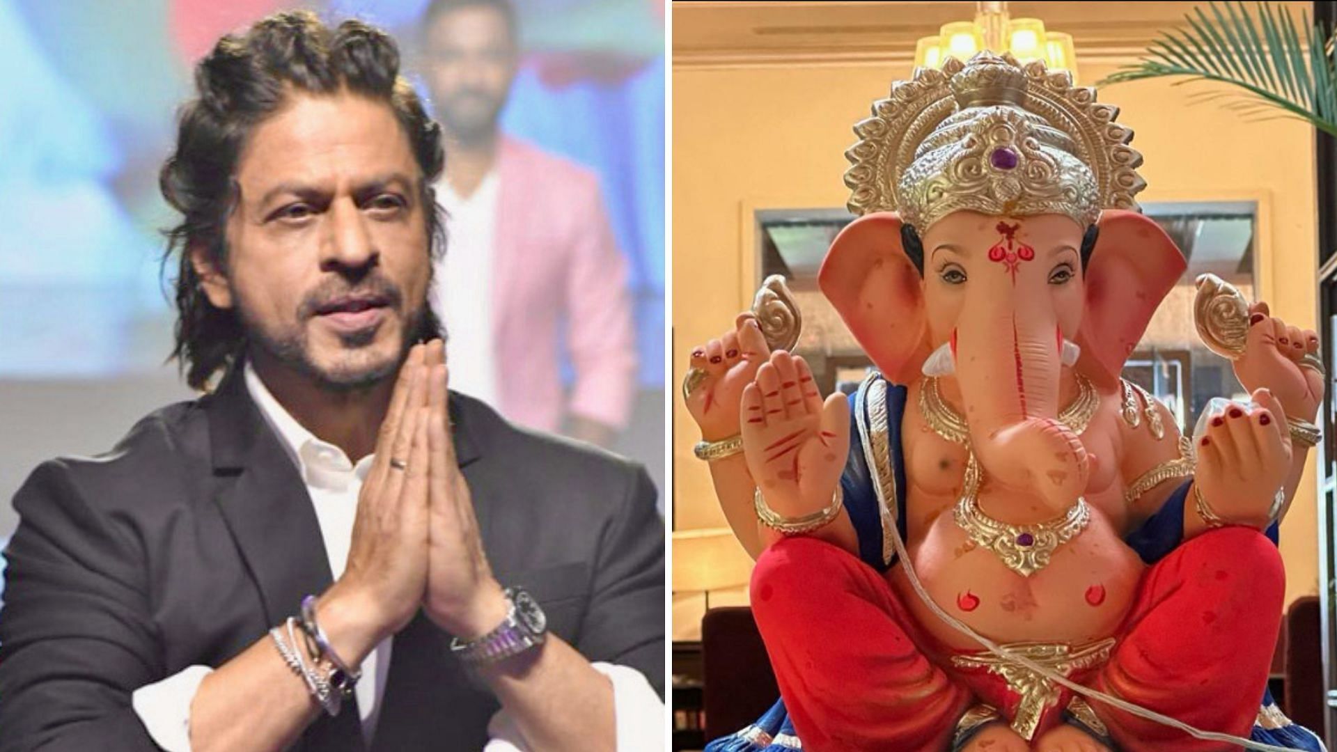 <div class="paragraphs"><p>Shah Rukh Khan celebrates Ganesh Chaturthi at home.</p></div>