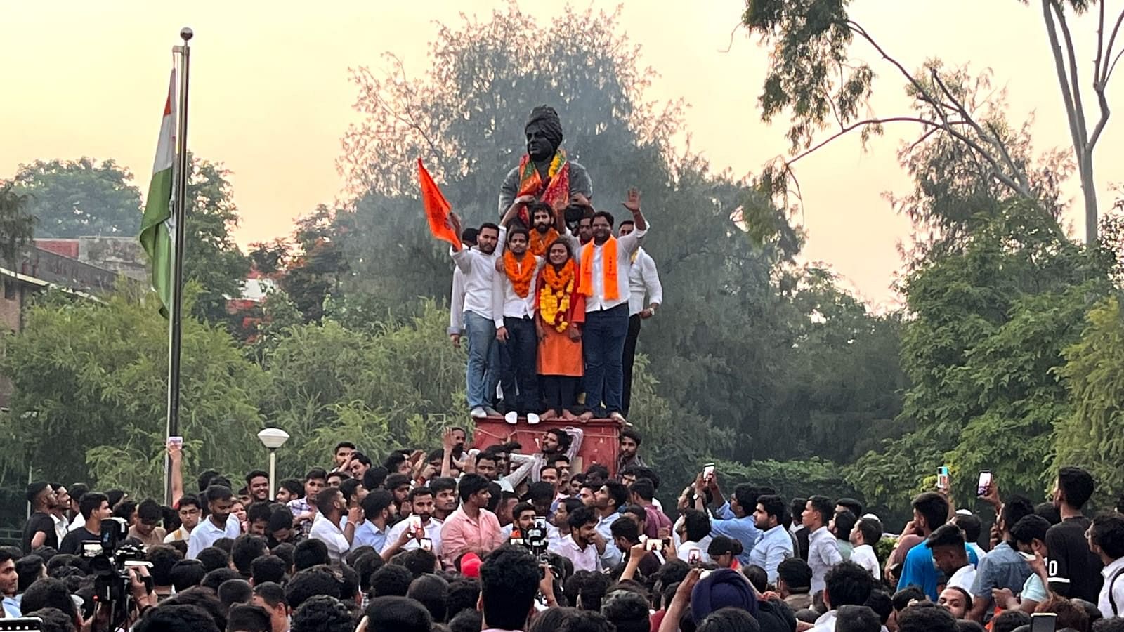 <div class="paragraphs"><p>Four-key candidates from ABVP, NSUI, AISA and SFI are contesting for the coveted DUSU president post</p></div>