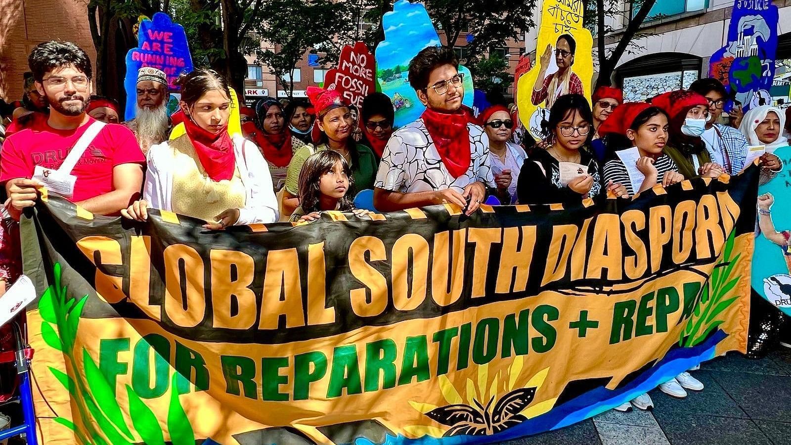<div class="paragraphs"><p>The contingent was also joined by a multitude of South Asian social organisations based in New York City, including the South Asia Solidarity Initiative (SASI) and Sapna.</p></div>