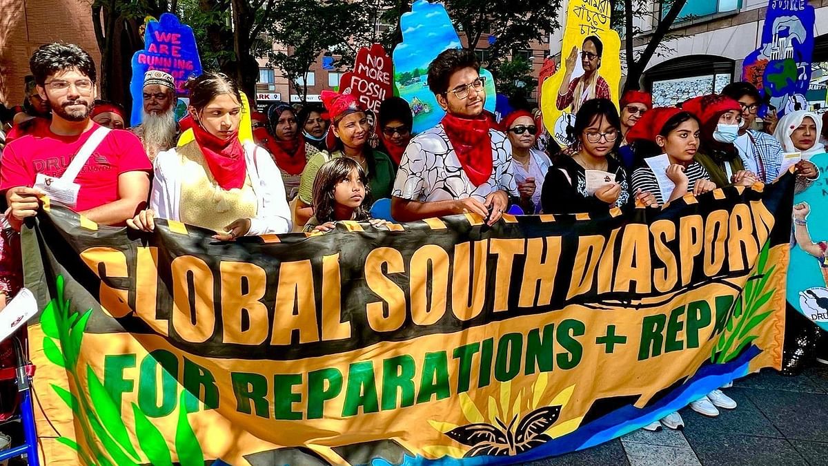 South Asians Join The March To End Fossil Fuels in New York