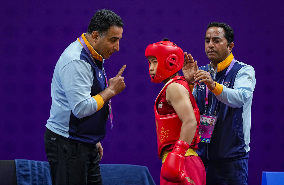 Roshibina Devi Naorem has won her second straight Asian Games medal, finishing with a silver in the 60kg wushu event