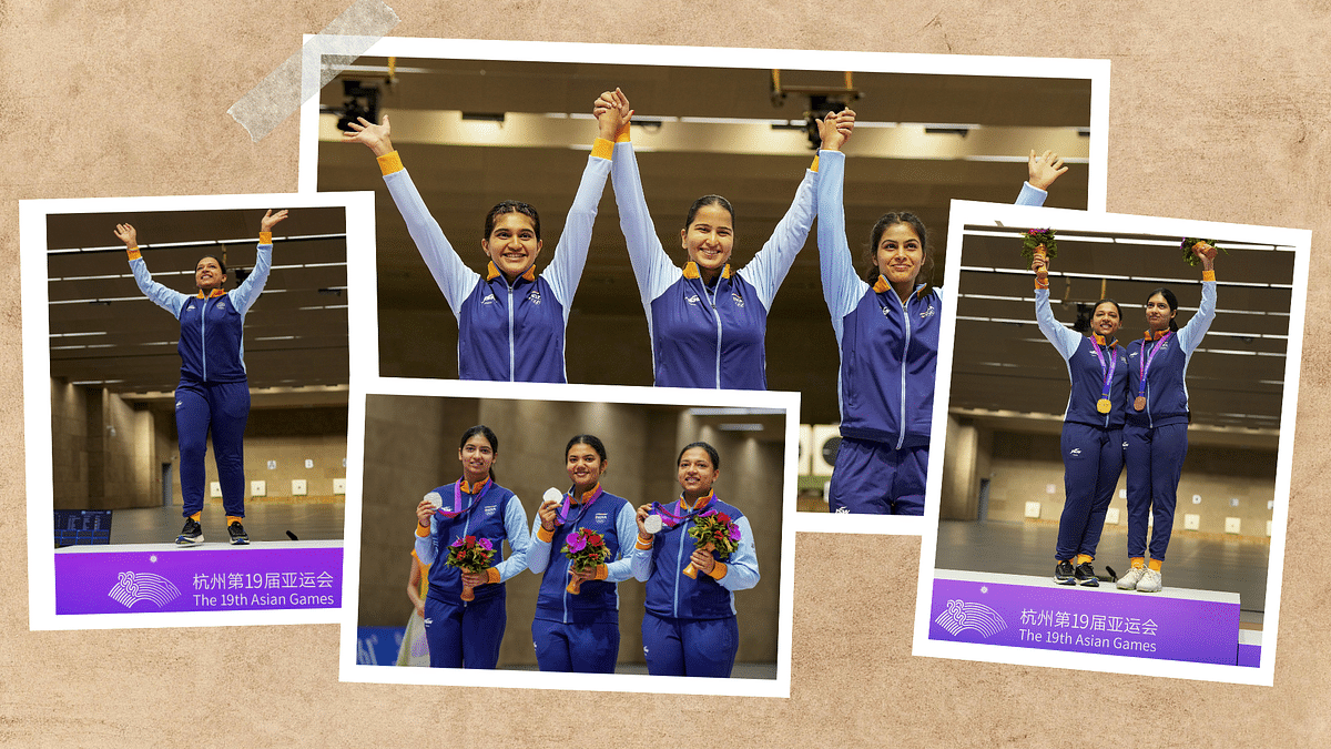 In Photos: Indian Shooters Win 7 Medals on Day 4 of 2023 Asian Games