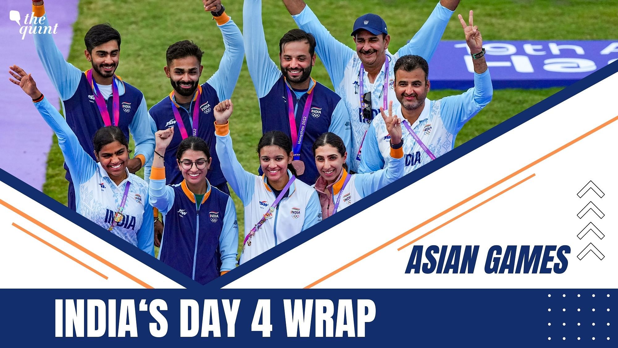 <div class="paragraphs"><p>Asian Games 2023, Day 4 Wrap: India Continues Shooting at Glory, Win 8 Medals</p></div>