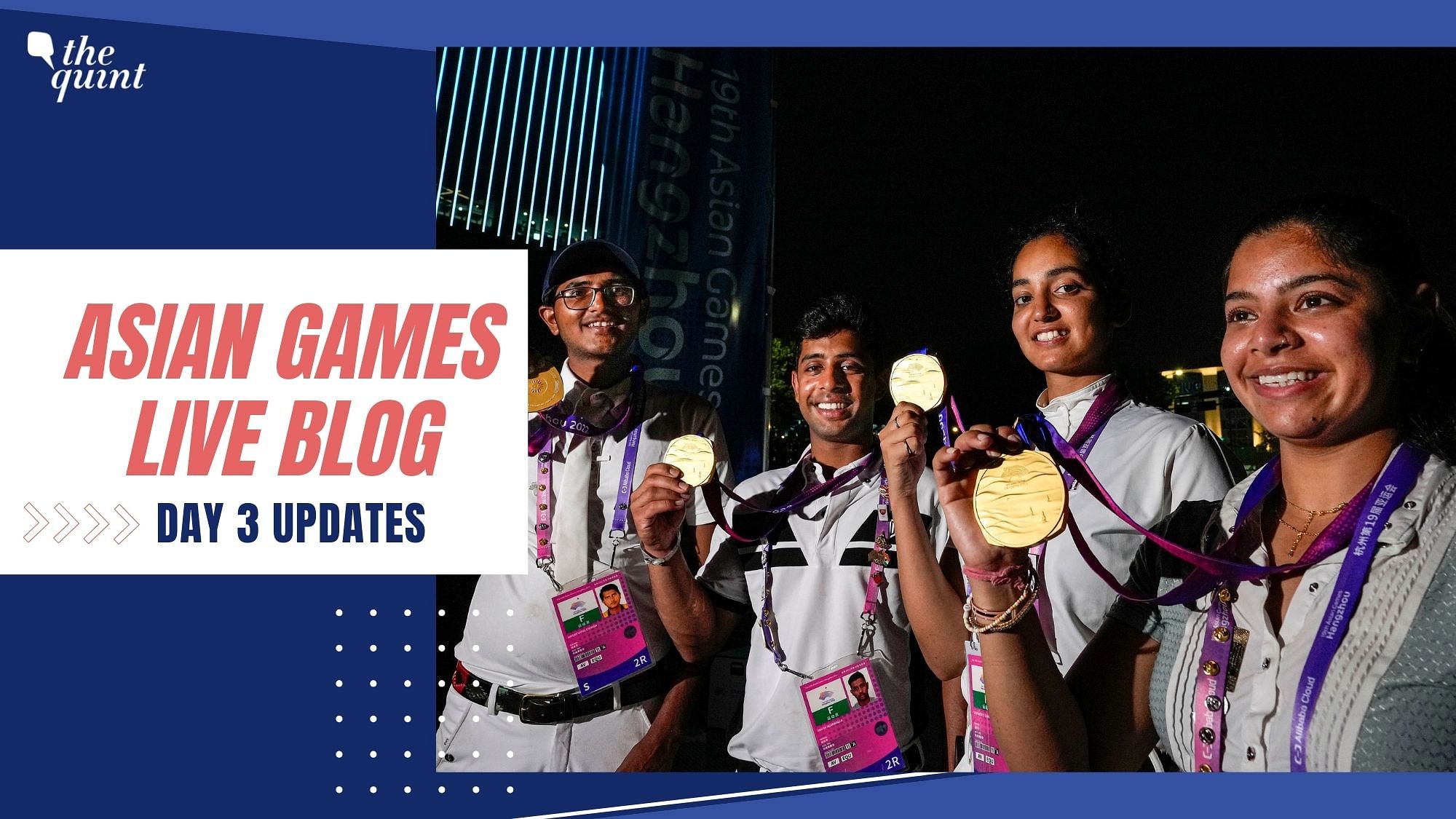 <div class="paragraphs"><p>Asian Games 2023 Live Updates: Gold in Equestrian on Day 3, Sailors Win 3 Medals</p></div>