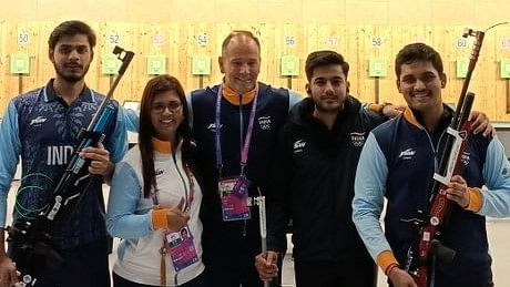 <div class="paragraphs"><p>The Indian Men's 10m Air Rifle team won a gold medal at the Asian Games 2023</p></div>