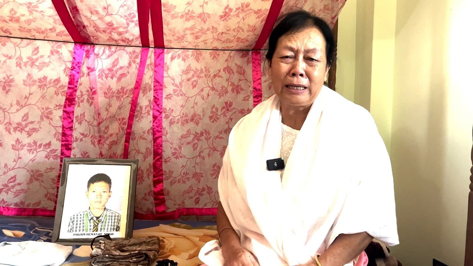 <div class="paragraphs"><p>Yumlembam Birohini, mother of 20-year-old Phijam Hemjit, one of the two Manipuri students who was kidnapped and killed in July 2023 in violence-hit Manipur.</p></div>