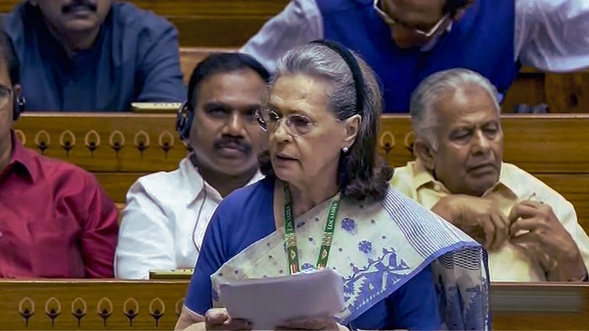 <div class="paragraphs"><p>"We support the Women's Reservation Bill," Congress leader Sonia Gandhi said as the debate on the 'Nari Shakti Vandan Adhiniyam' kicked off in Lok Sabha on Wednesday, 20 September.</p></div>