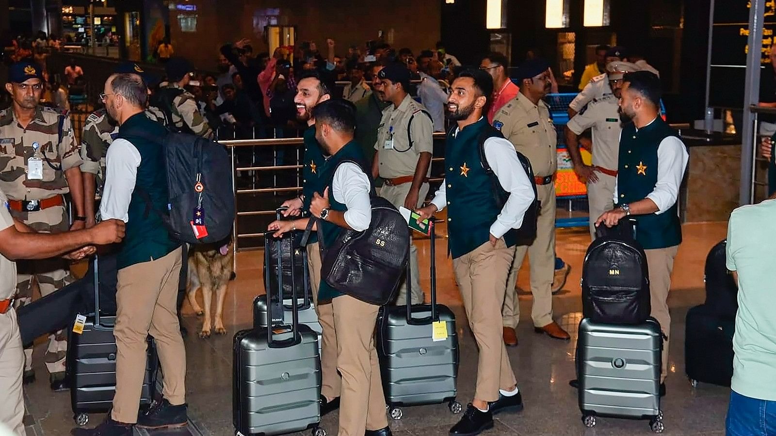 ICC World Cup: Pakistan Team Lands in Hyderabad Amid Tight Security